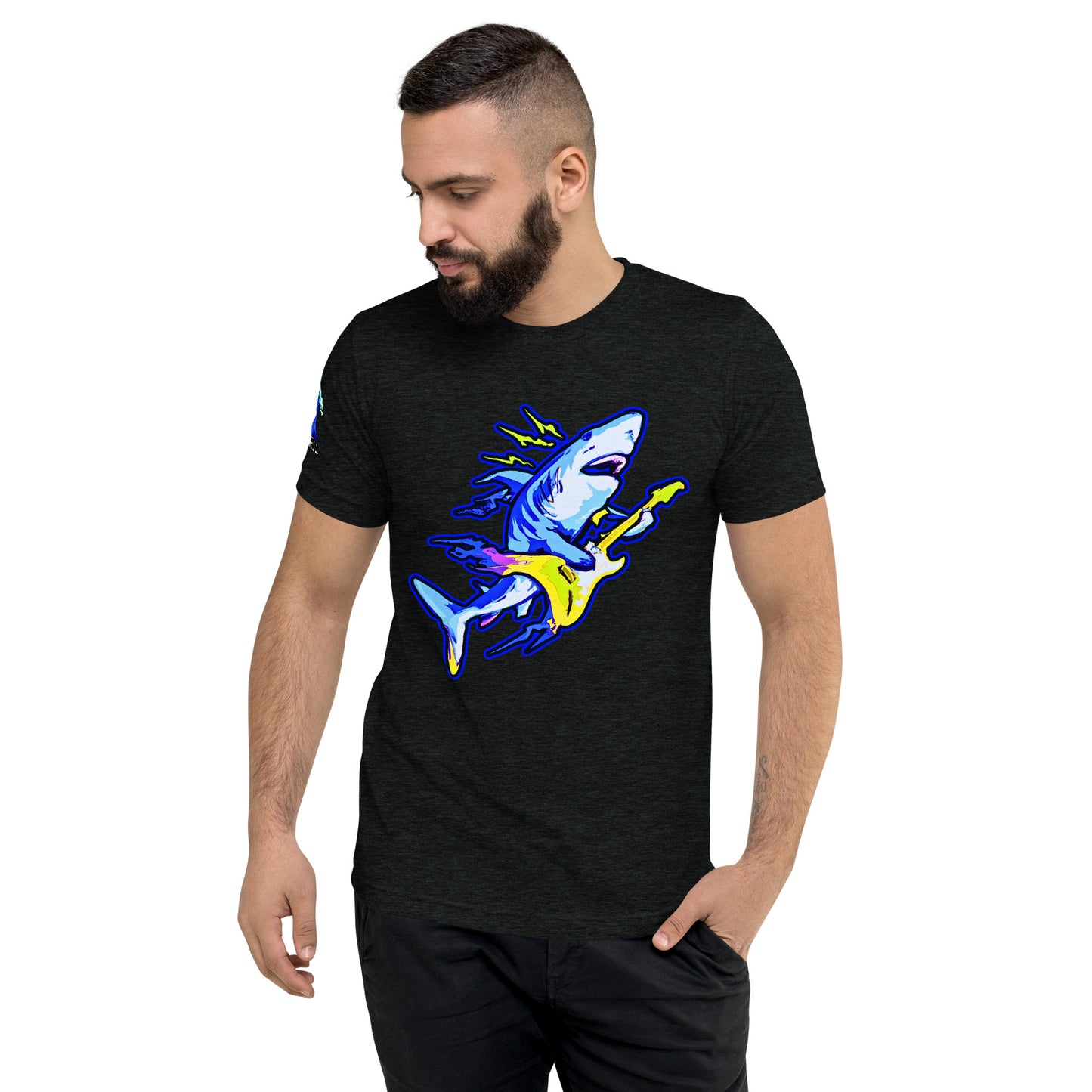Shark Shock Tri Blend T