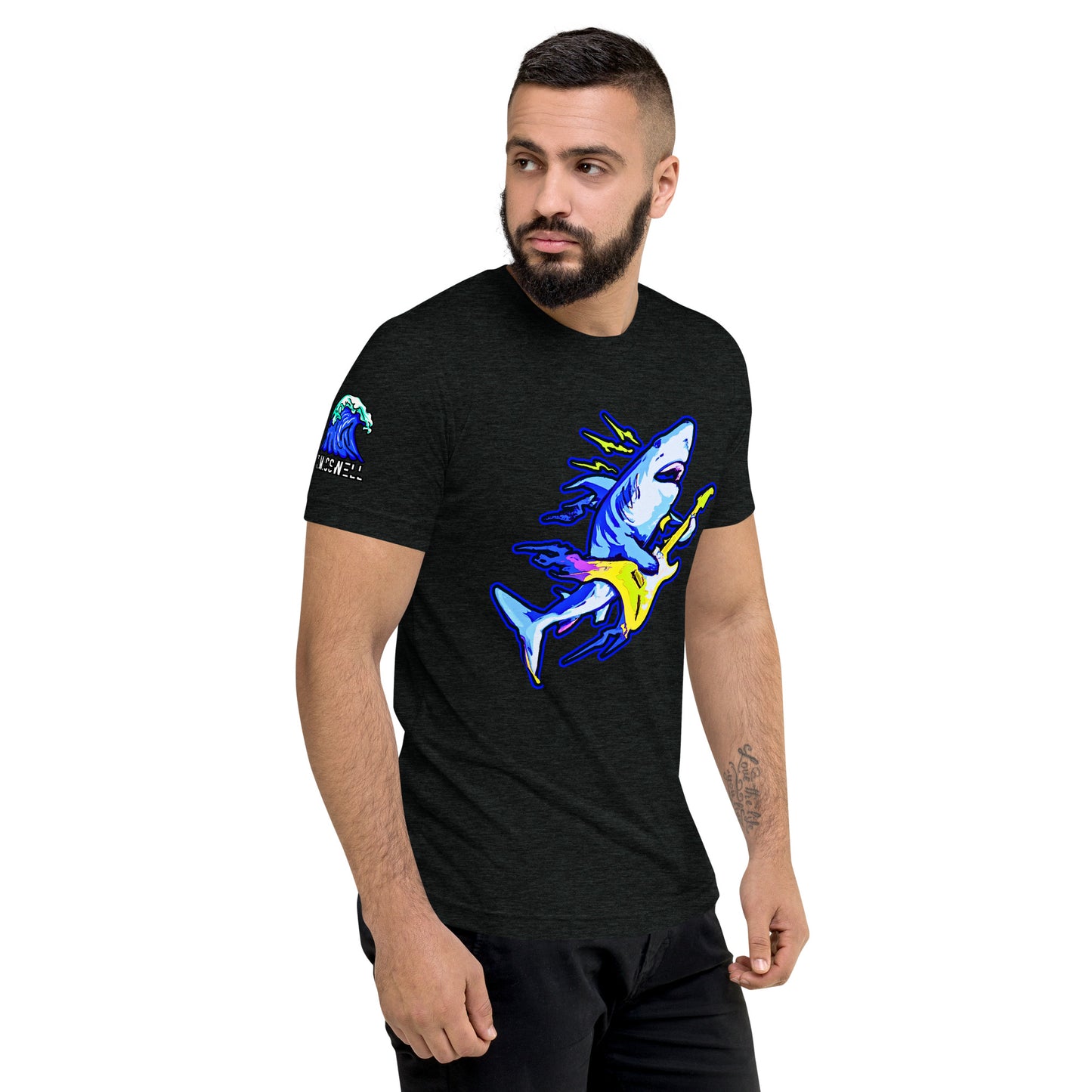 Shark Shock Tri Blend T