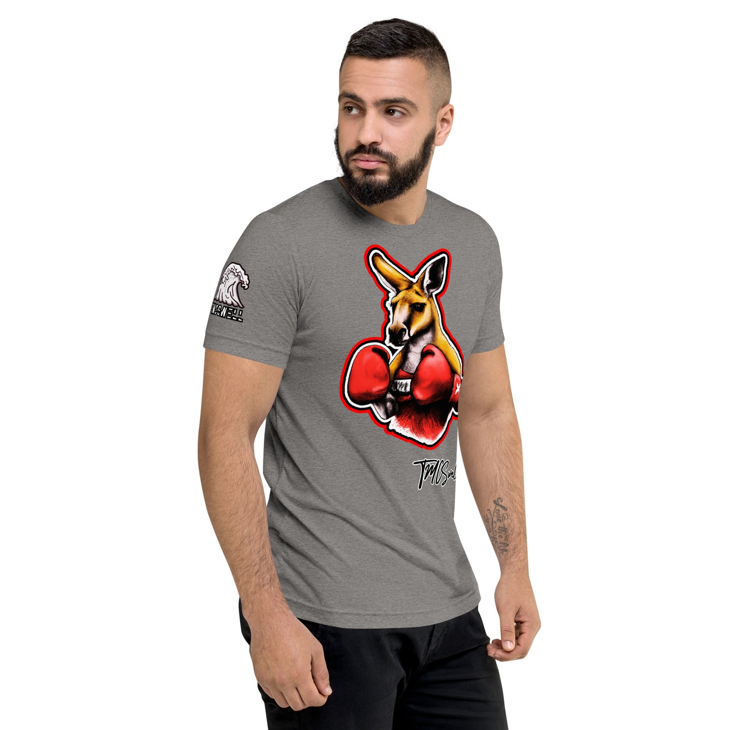 Kangaroo Boxer Tri-Blend T
