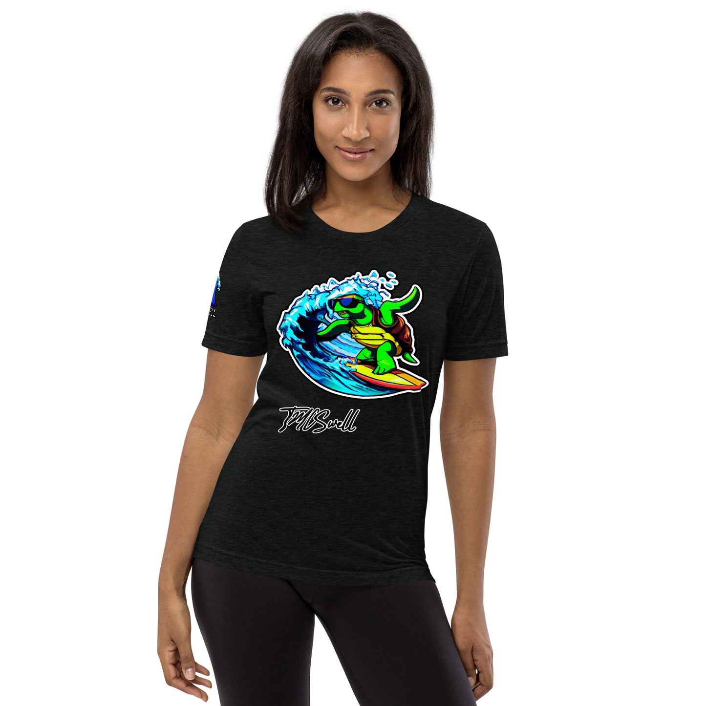 Surfin Turtle Dude Tri-Blend T