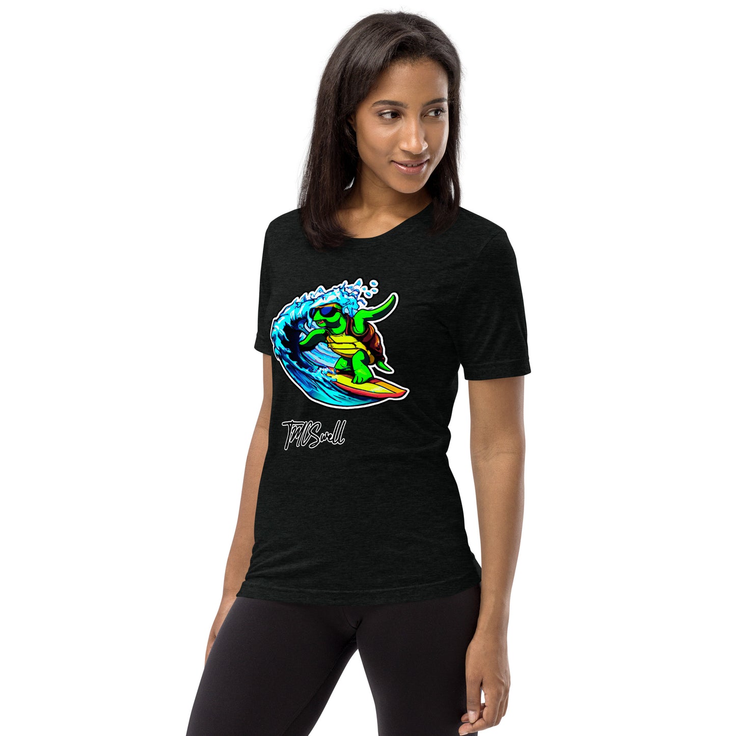 Surfin Turtle Dude Tri-Blend T