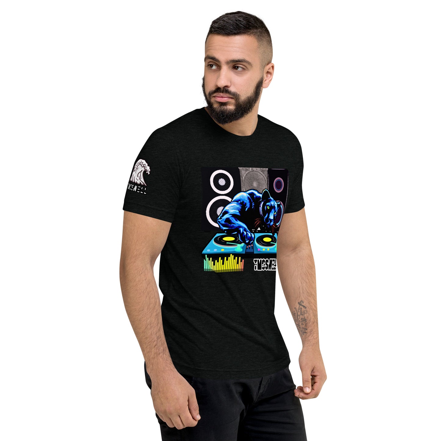 Panther Black DJ Tri-Blend T