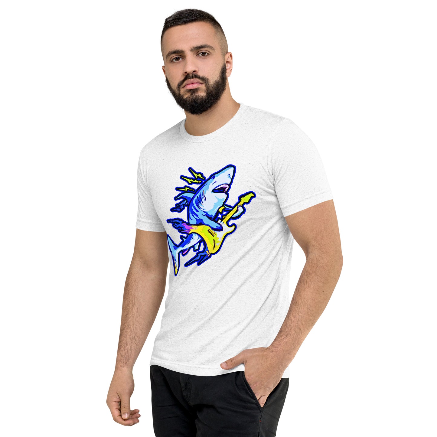 Shark Shock Tri Blend T
