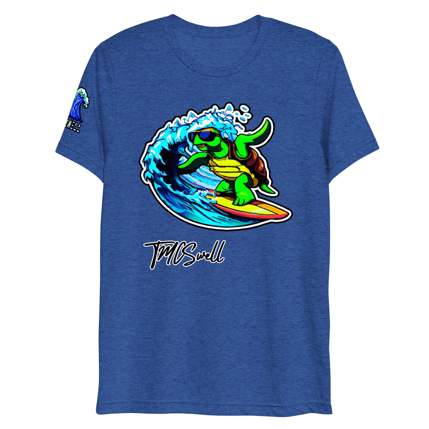 Surfin Turtle Dude Tri-Blend T
