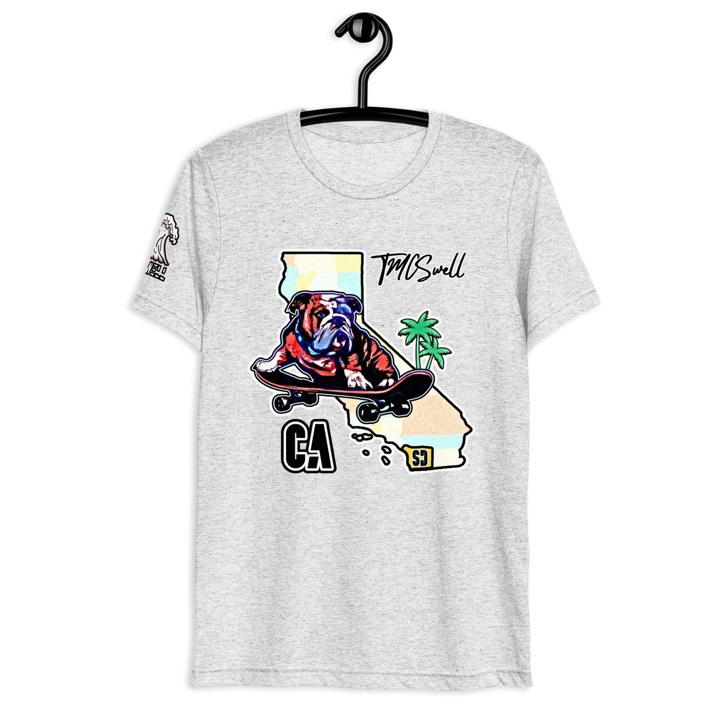 Bulldog Skater Tri-Blend T