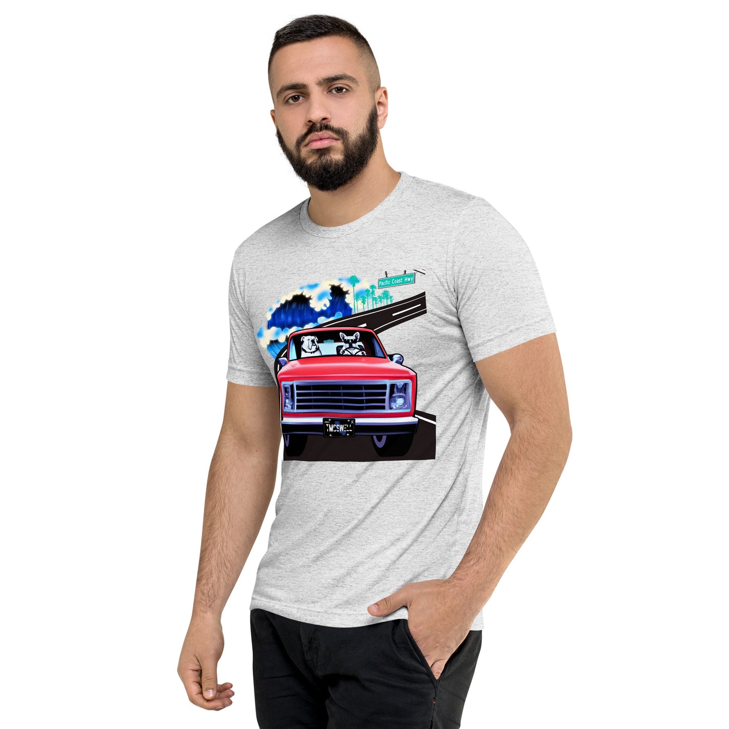 Bigswell Dogs Tri-Blend T
