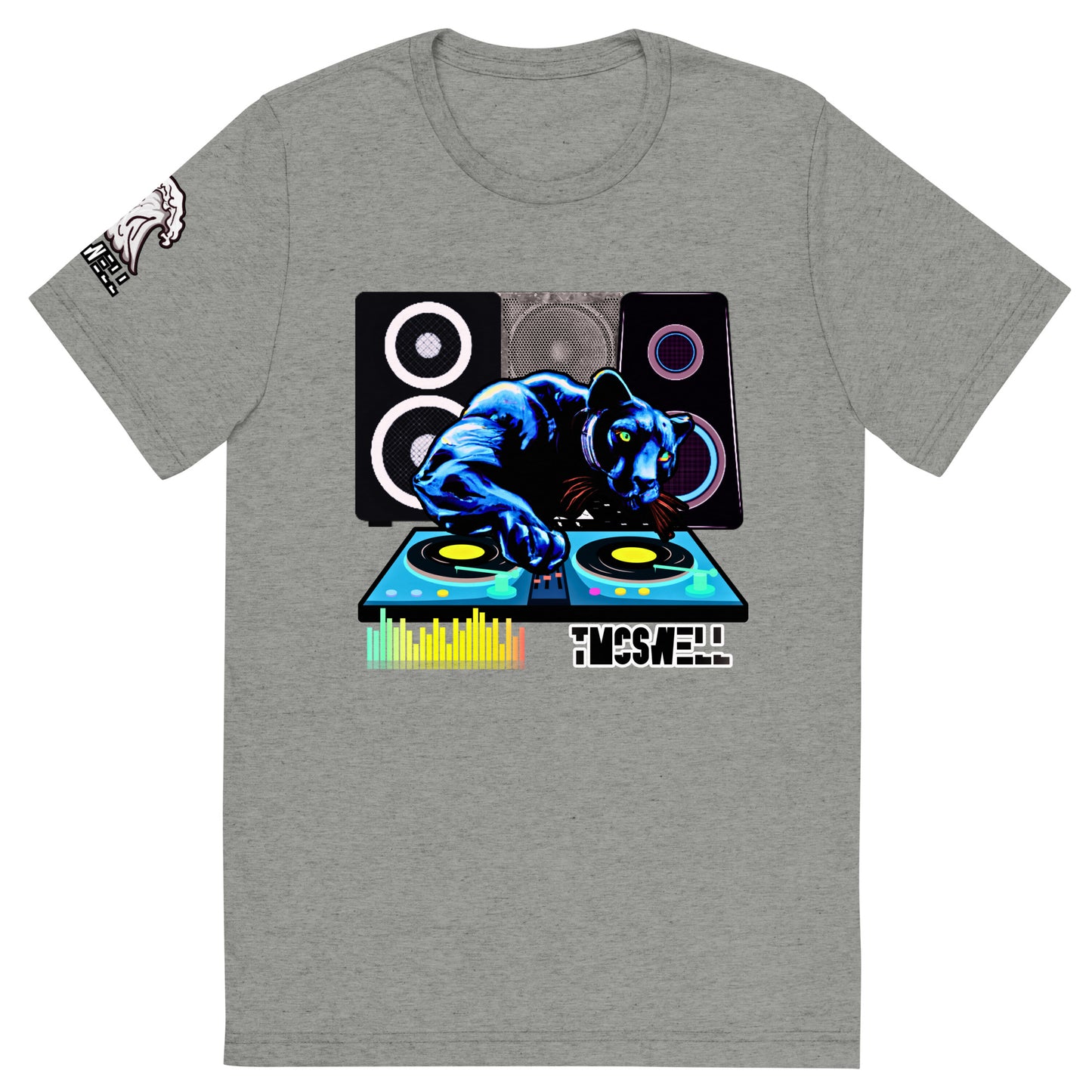 Panther Black DJ Tri-Blend T