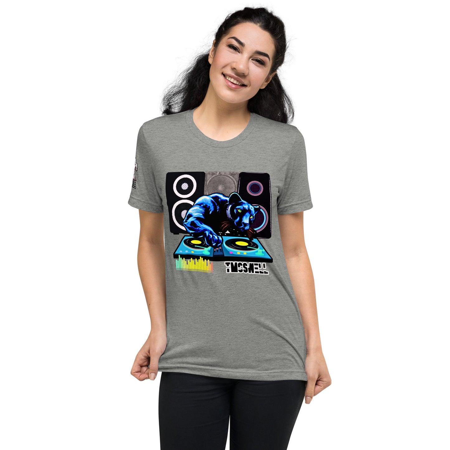 Panther Black DJ Tri-Blend T