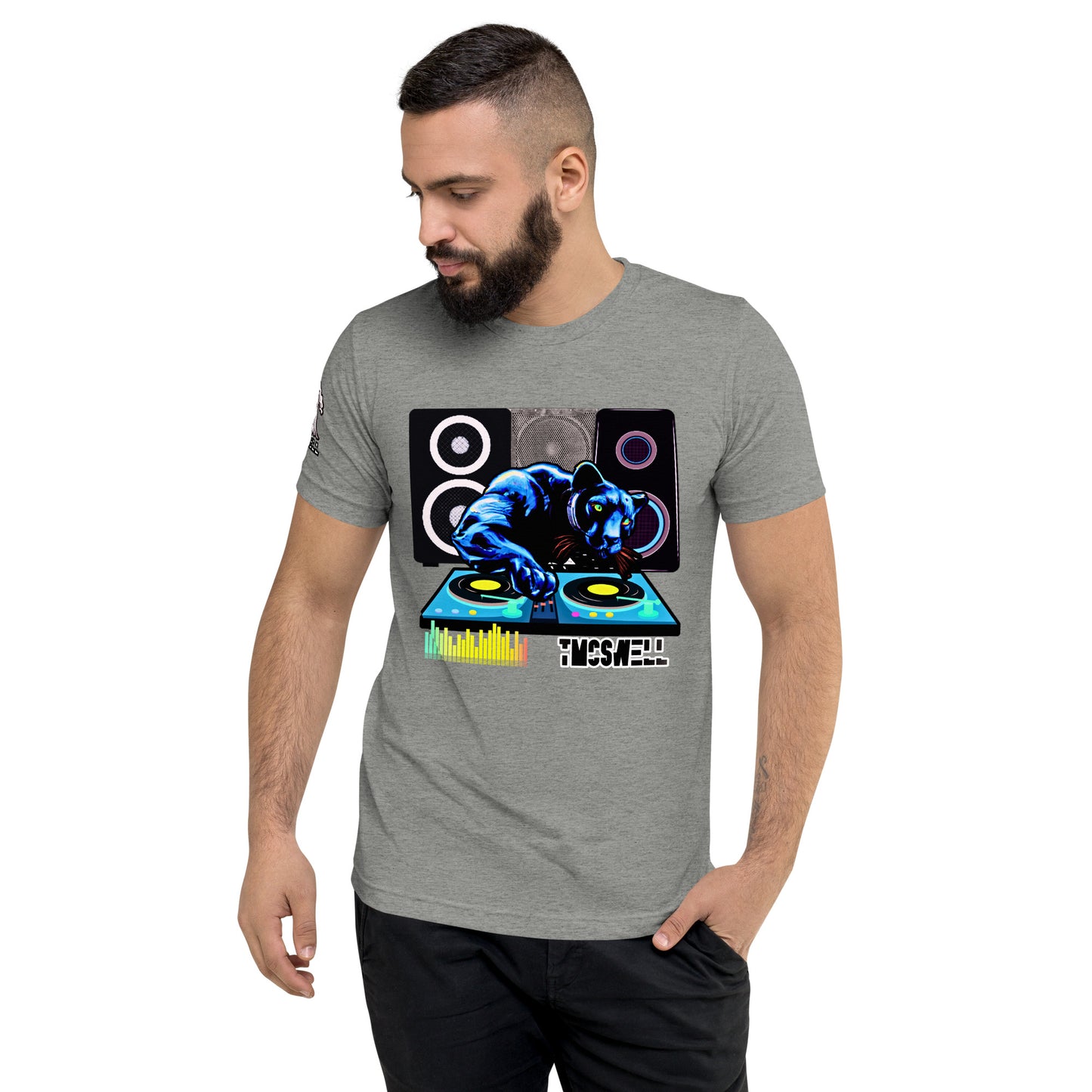 Panther Black DJ Tri-Blend T