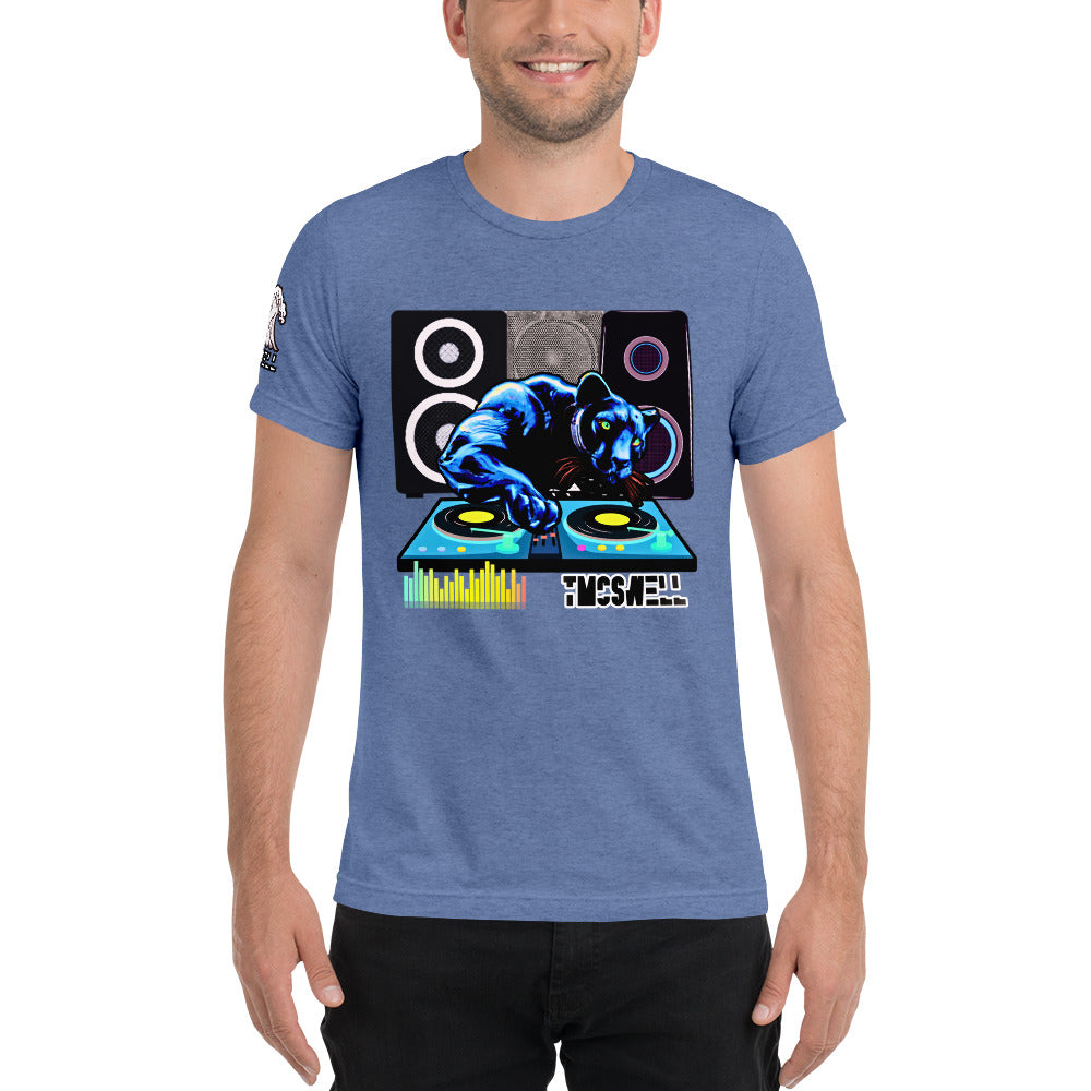 Panther Black DJ Tri-Blend T