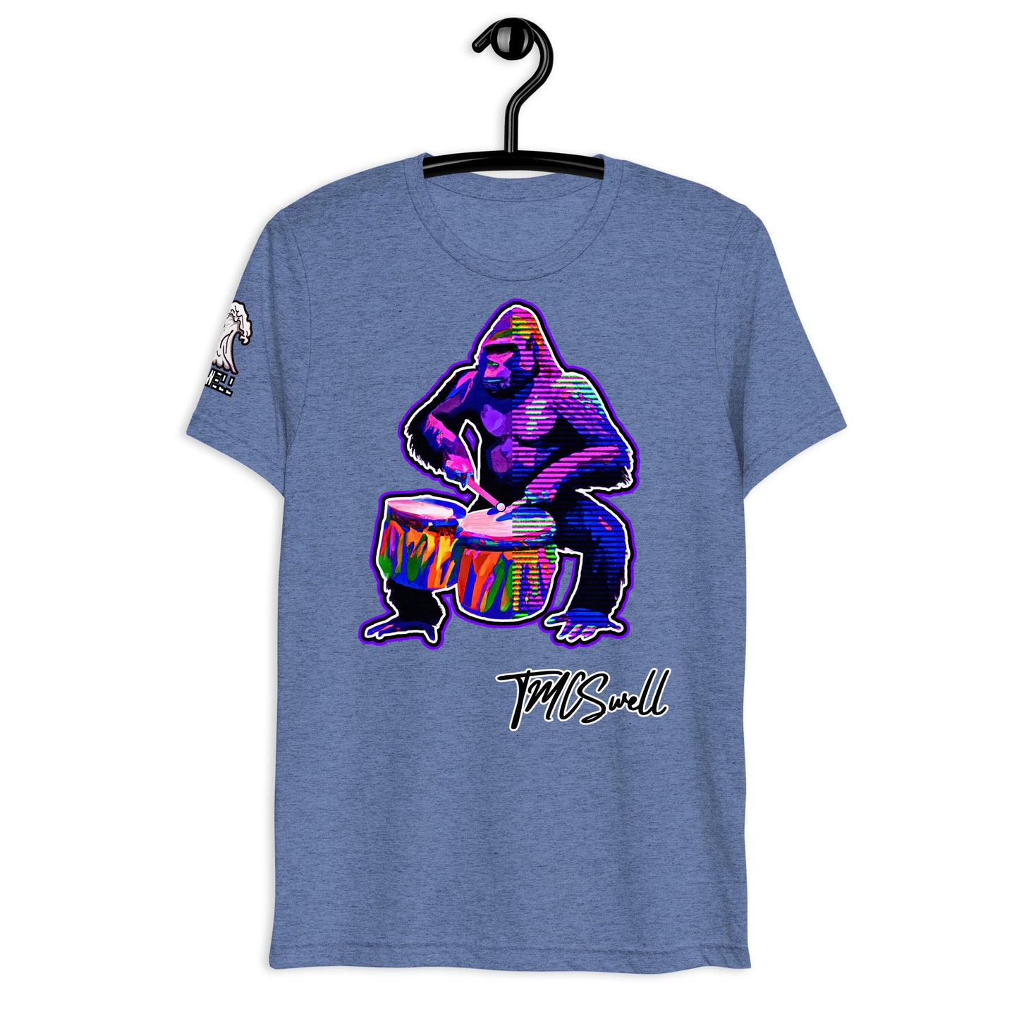 Grape G Drums Tri-Blend T