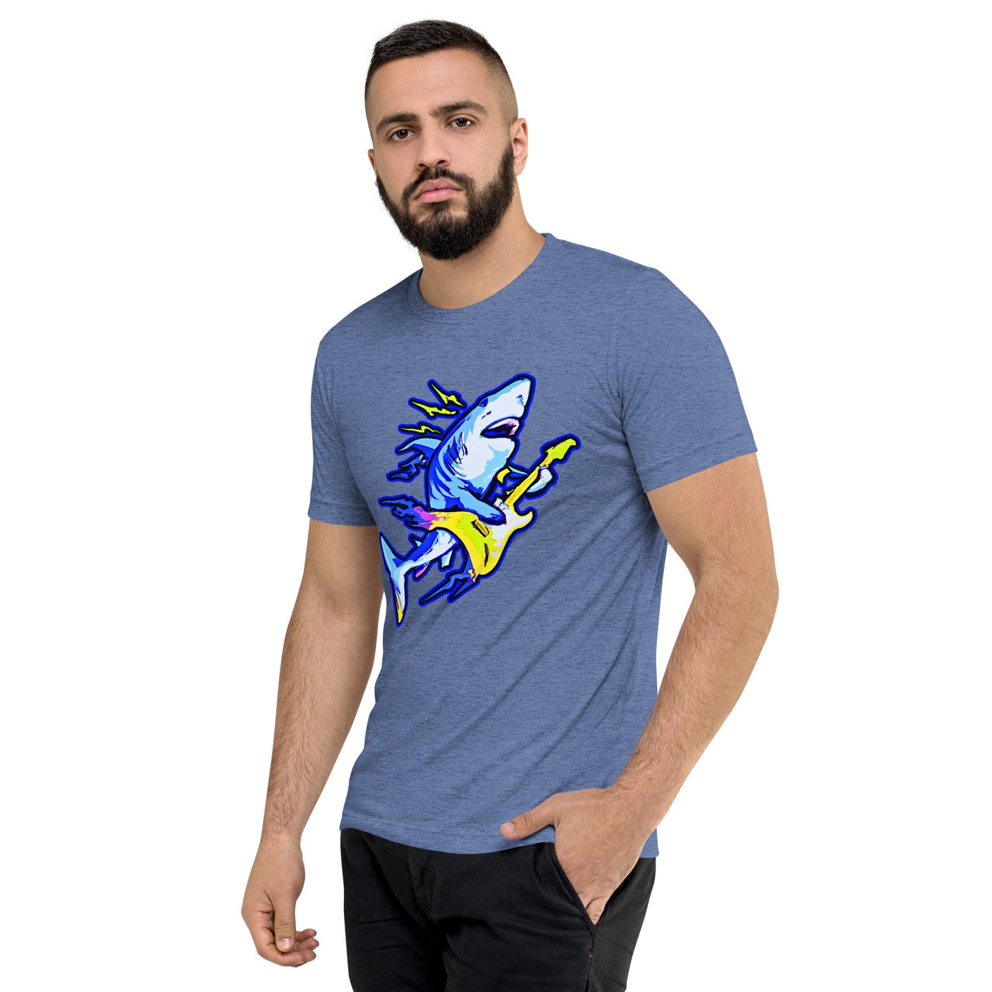 Shark Shock Tri Blend T