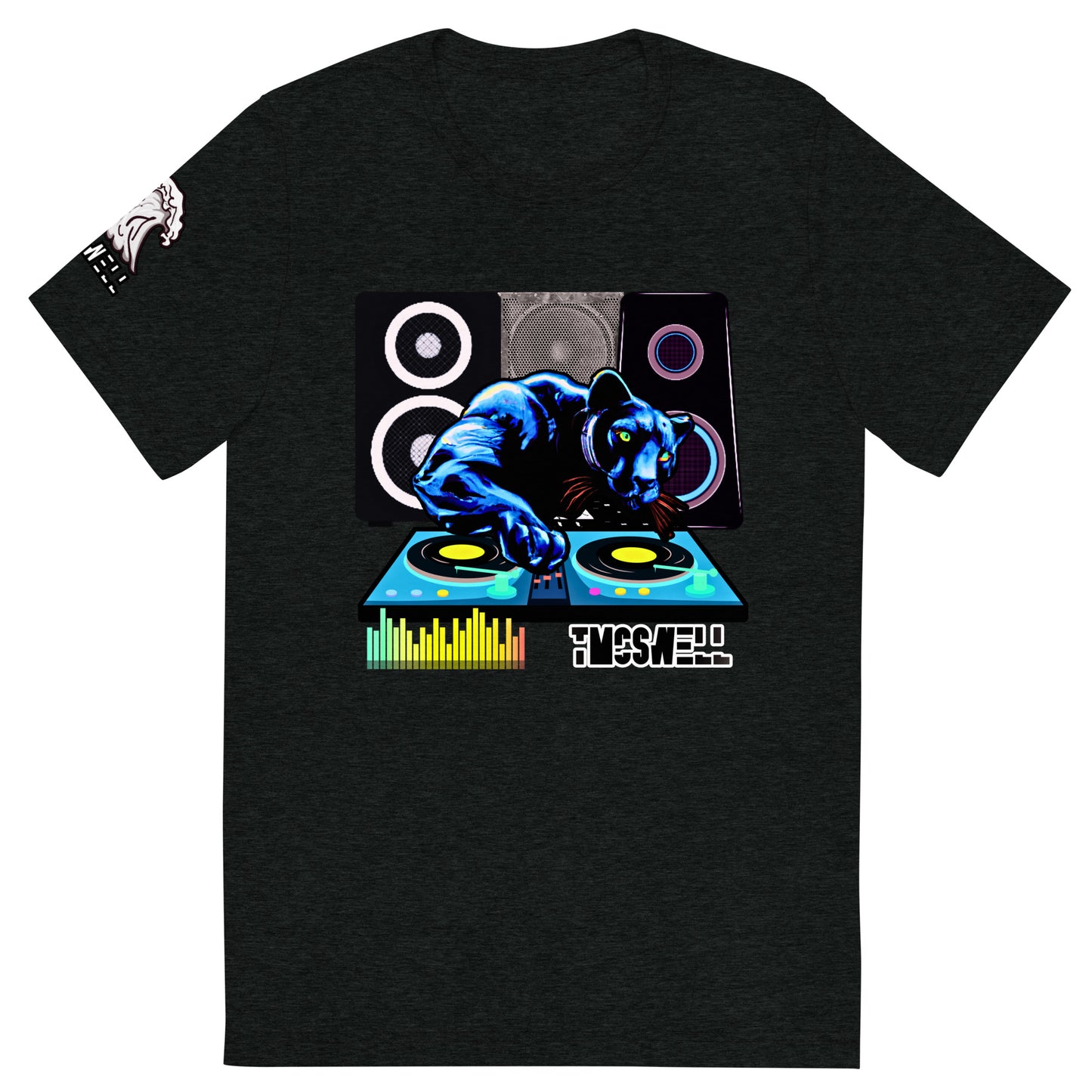 Panther Black DJ Tri-Blend T