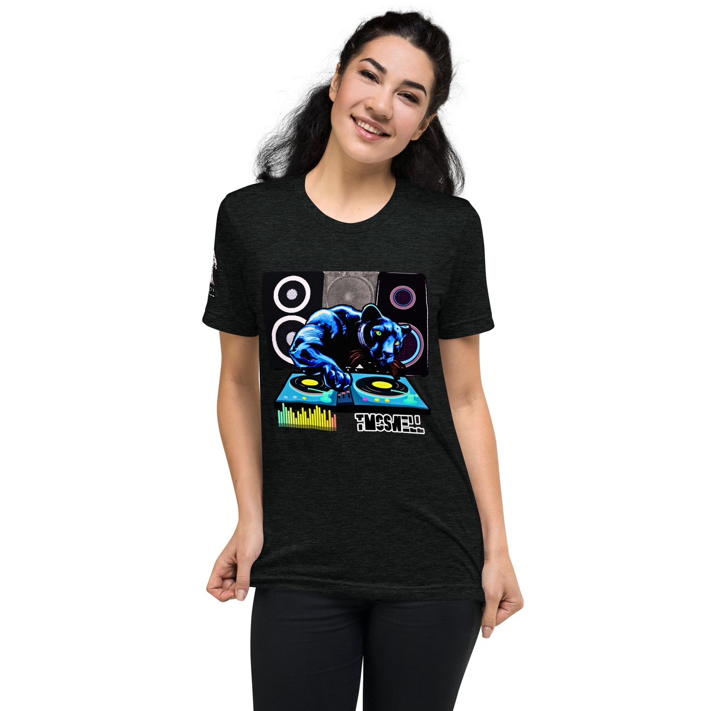 Panther Black DJ Tri-Blend T