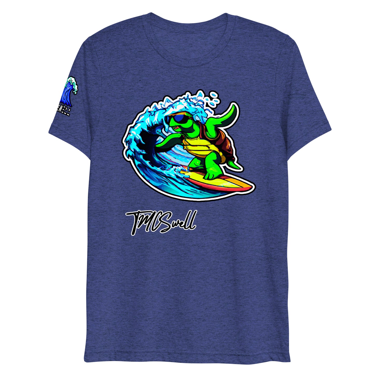 Surfin Turtle Dude Tri-Blend T