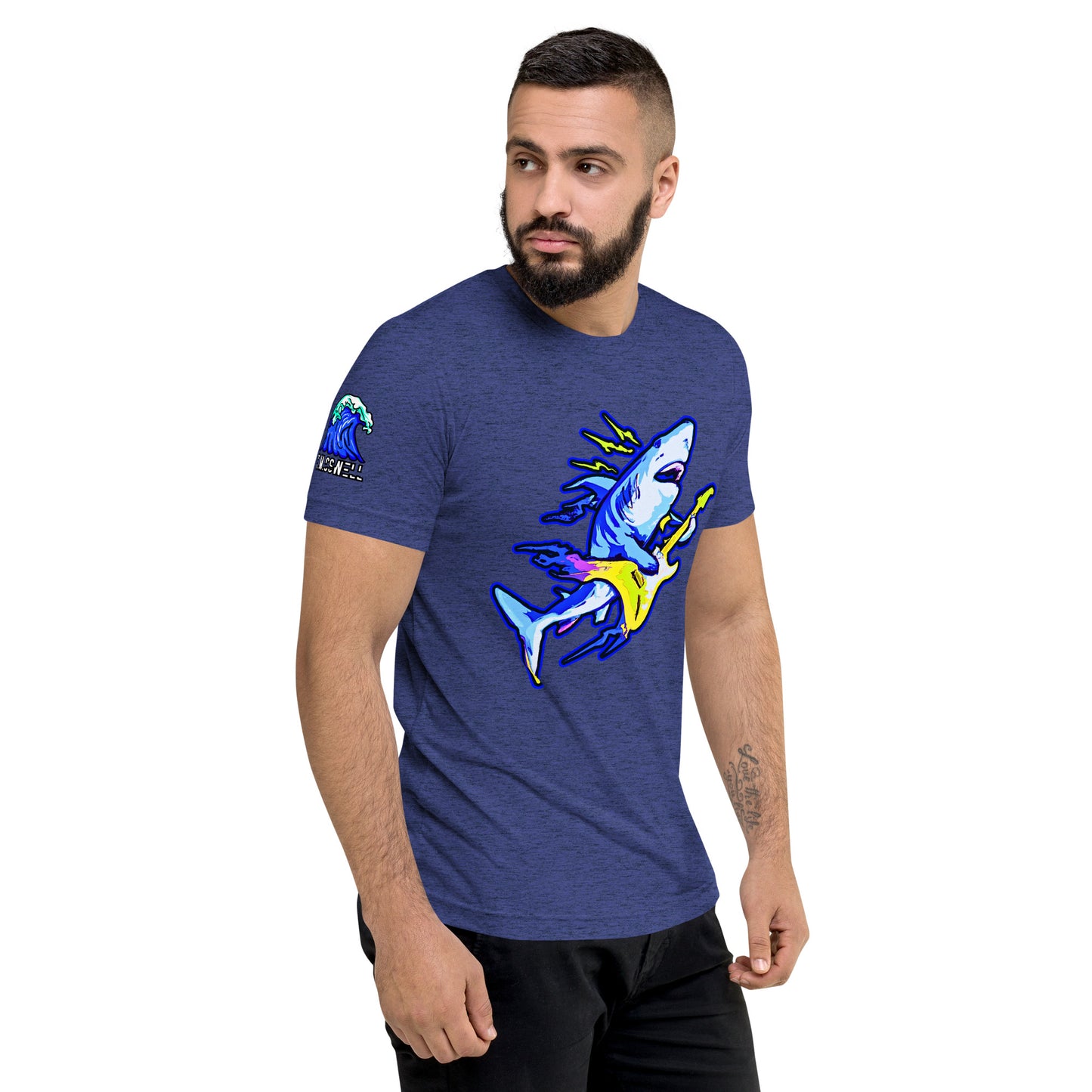 Shark Shock Tri Blend T