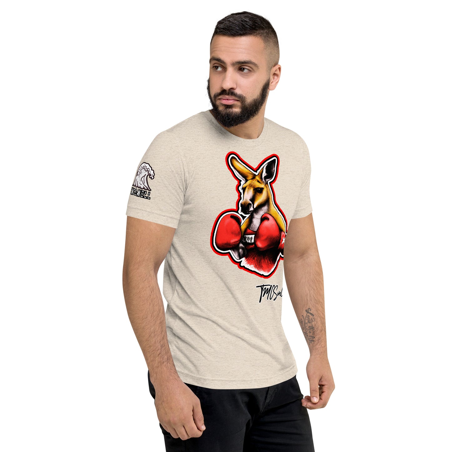 Kangaroo Boxer Tri-Blend T