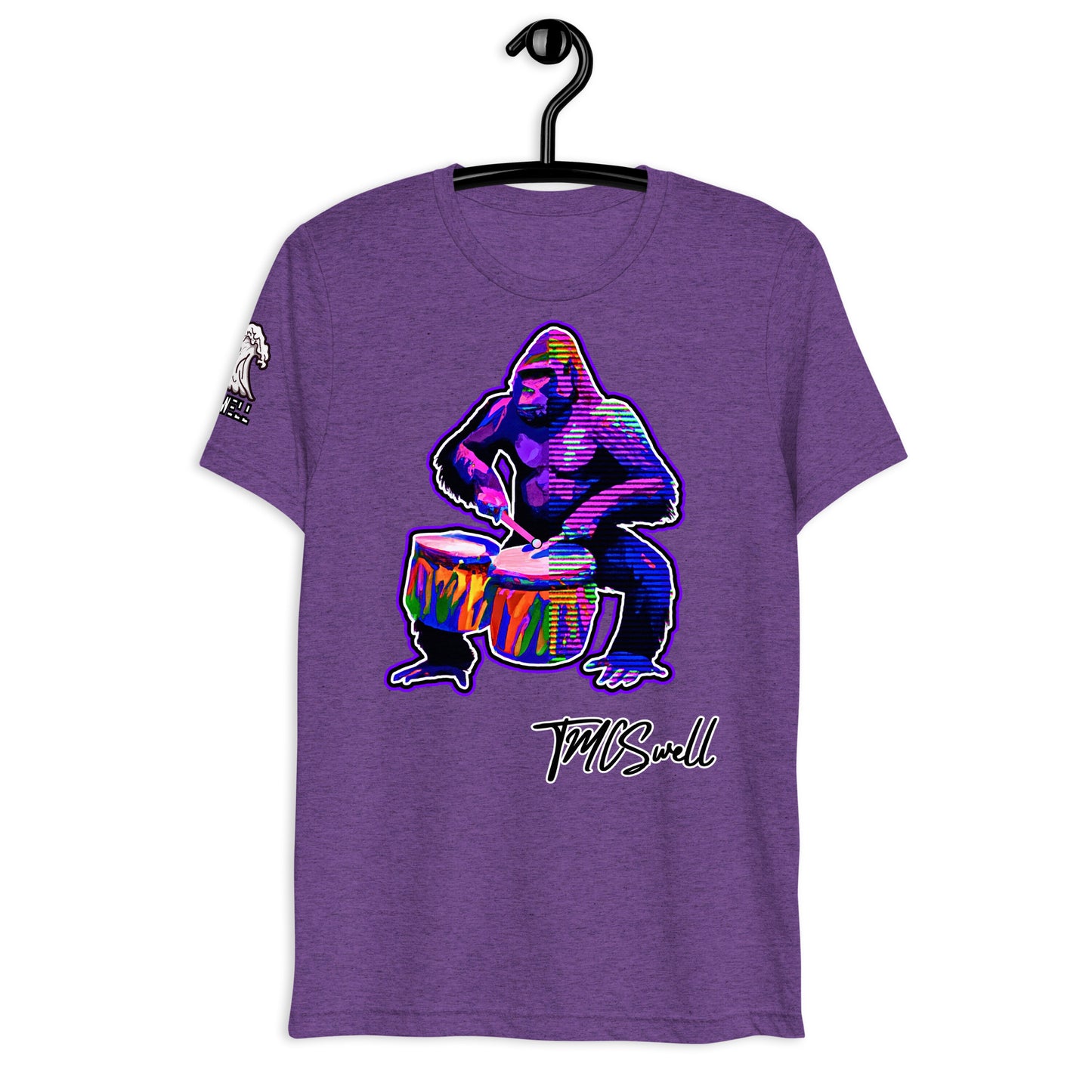 Grape G Drums Tri-Blend T