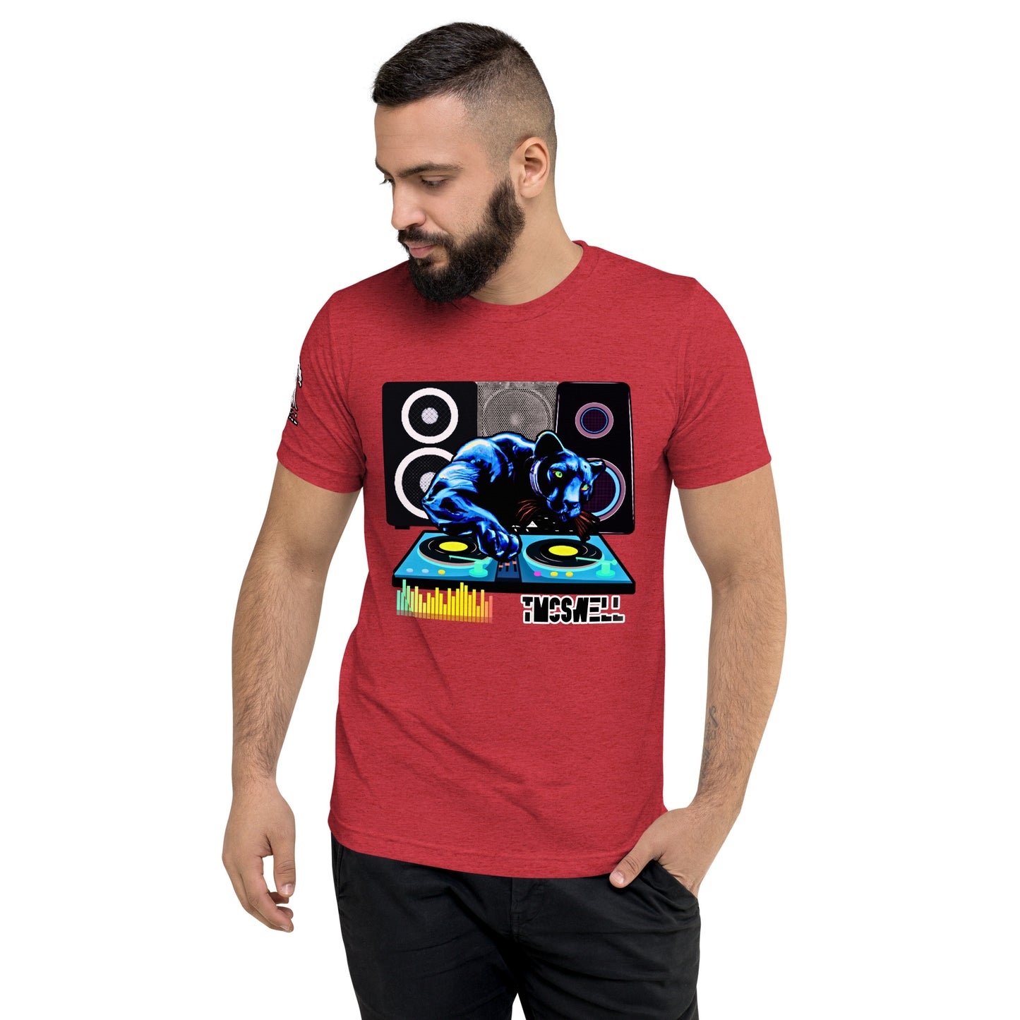 Panther Black DJ Tri-Blend T