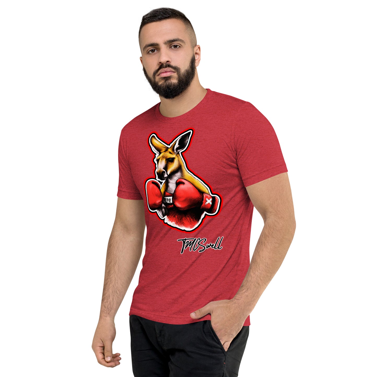 Kangaroo Boxer Tri-Blend T
