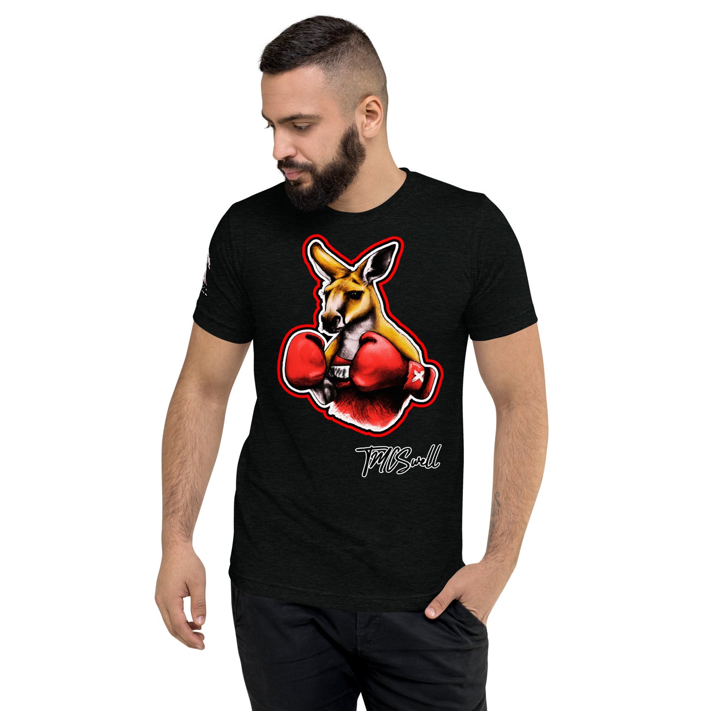 Kangaroo Boxer Tri-Blend T