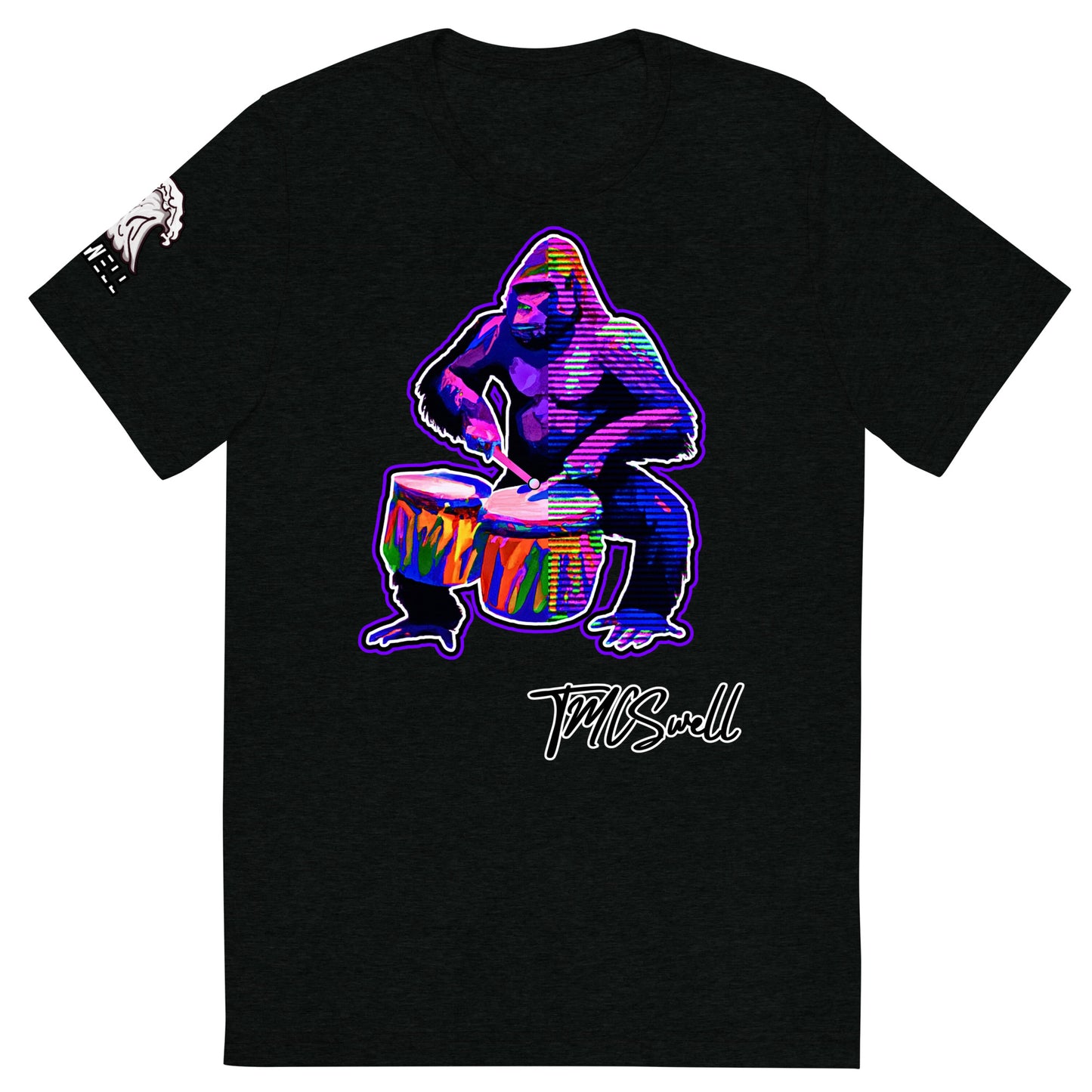 Grape G Drums Tri-Blend T