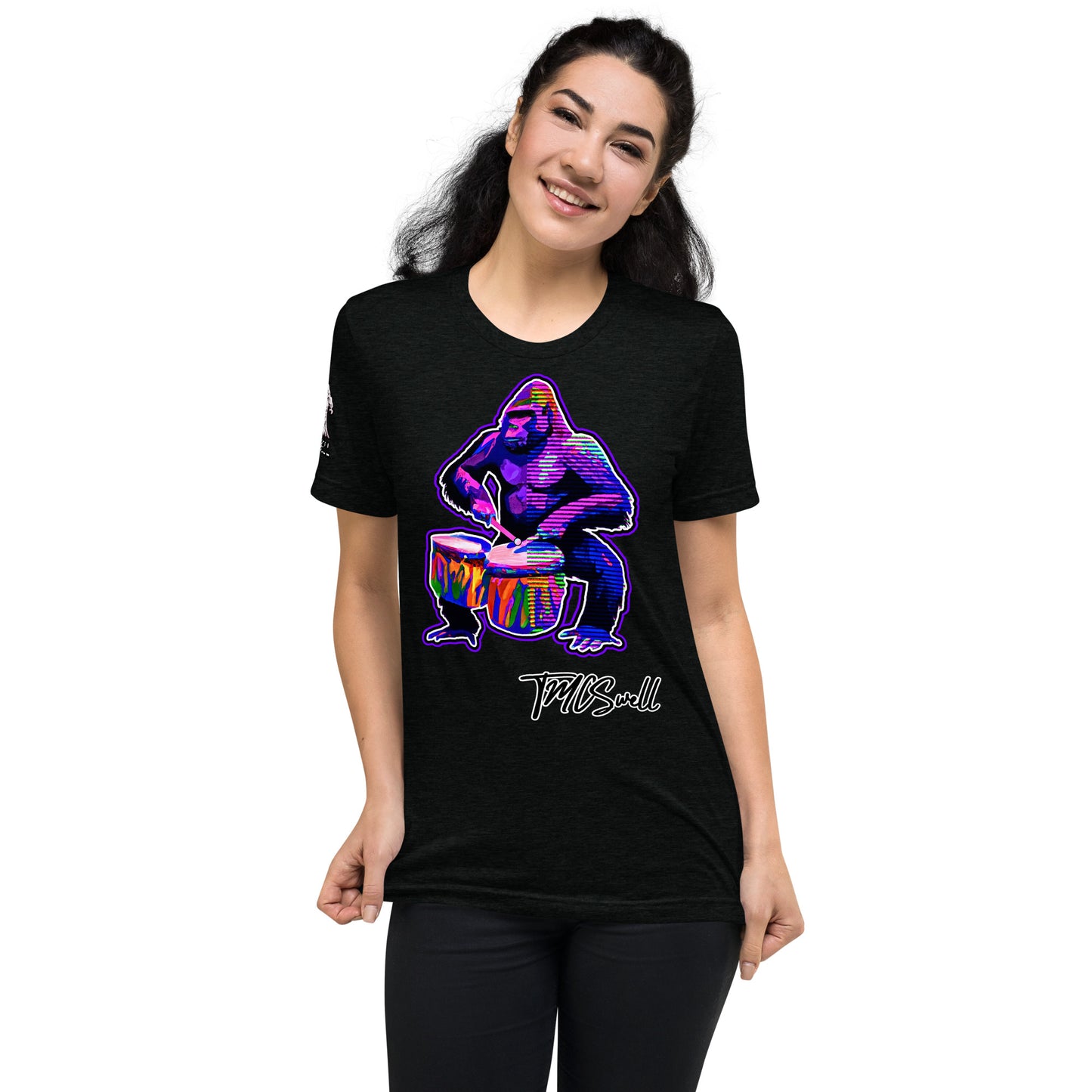 Grape G Drums Tri-Blend T