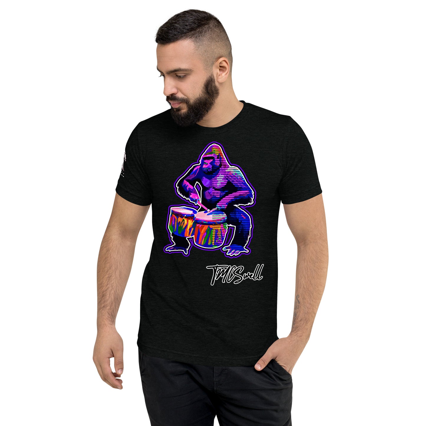 Grape G Drums Tri-Blend T