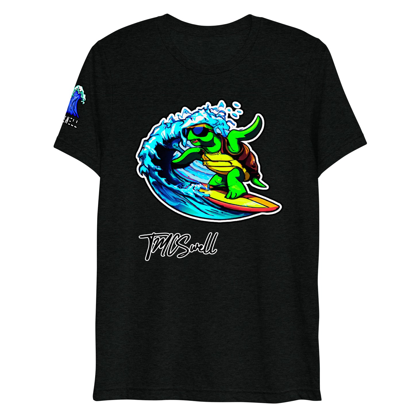 Surfin Turtle Dude Tri-Blend T