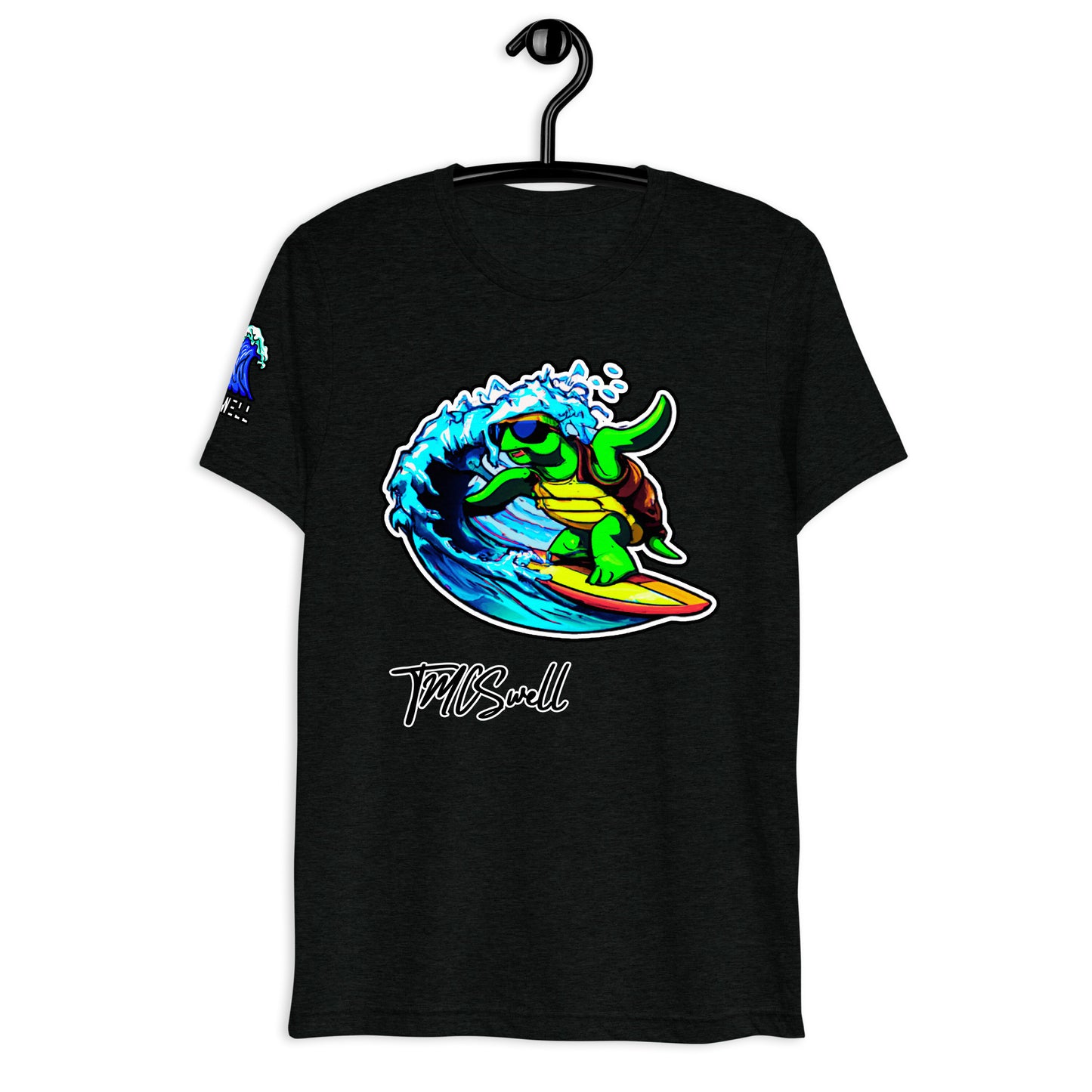 Surfin Turtle Dude Tri-Blend T