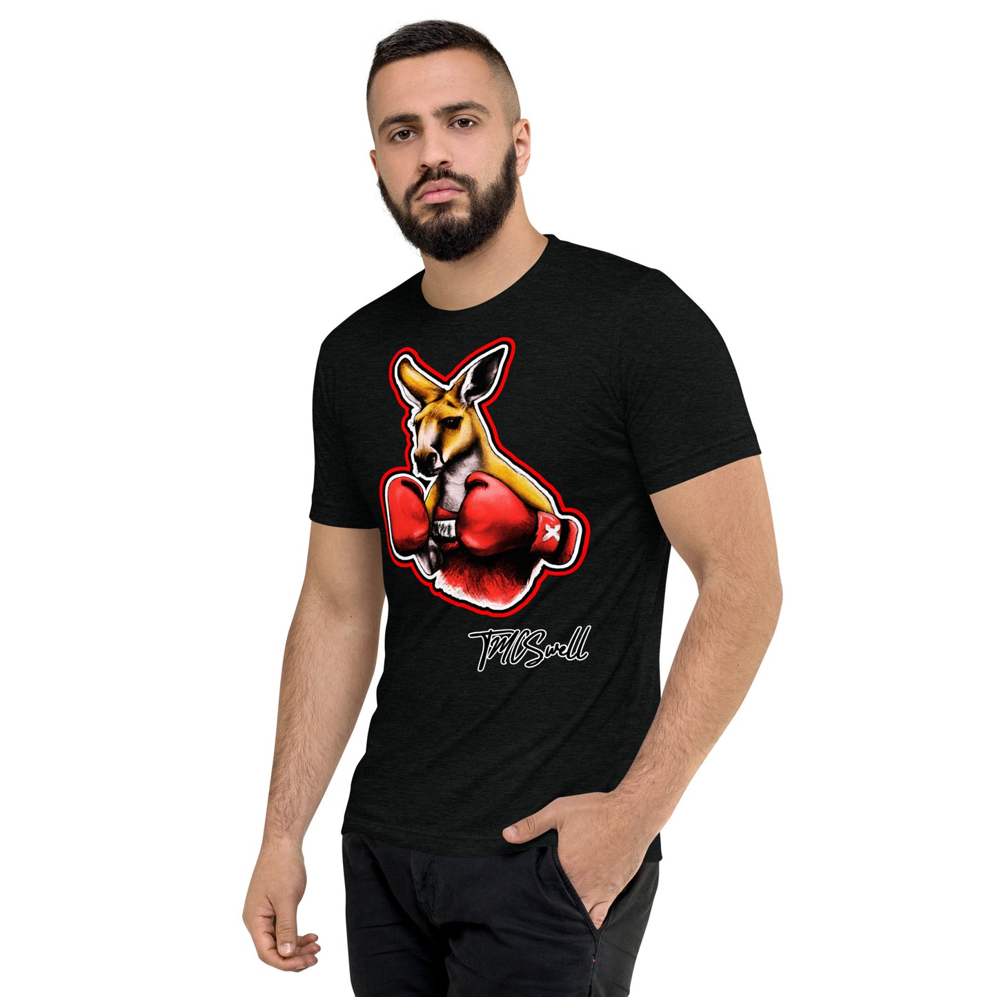 Kangaroo Boxer Tri-Blend T