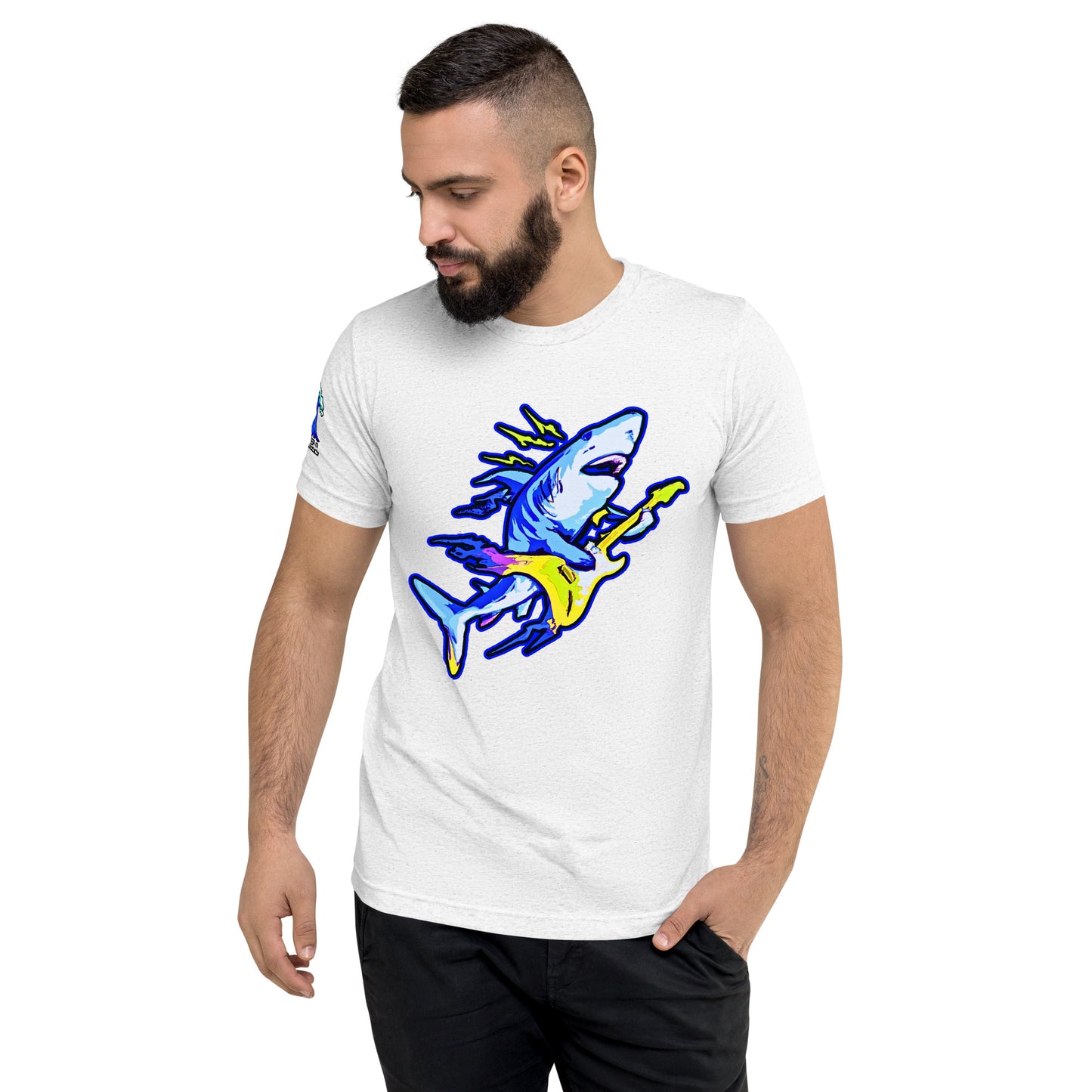 Shark Shock Tri Blend T