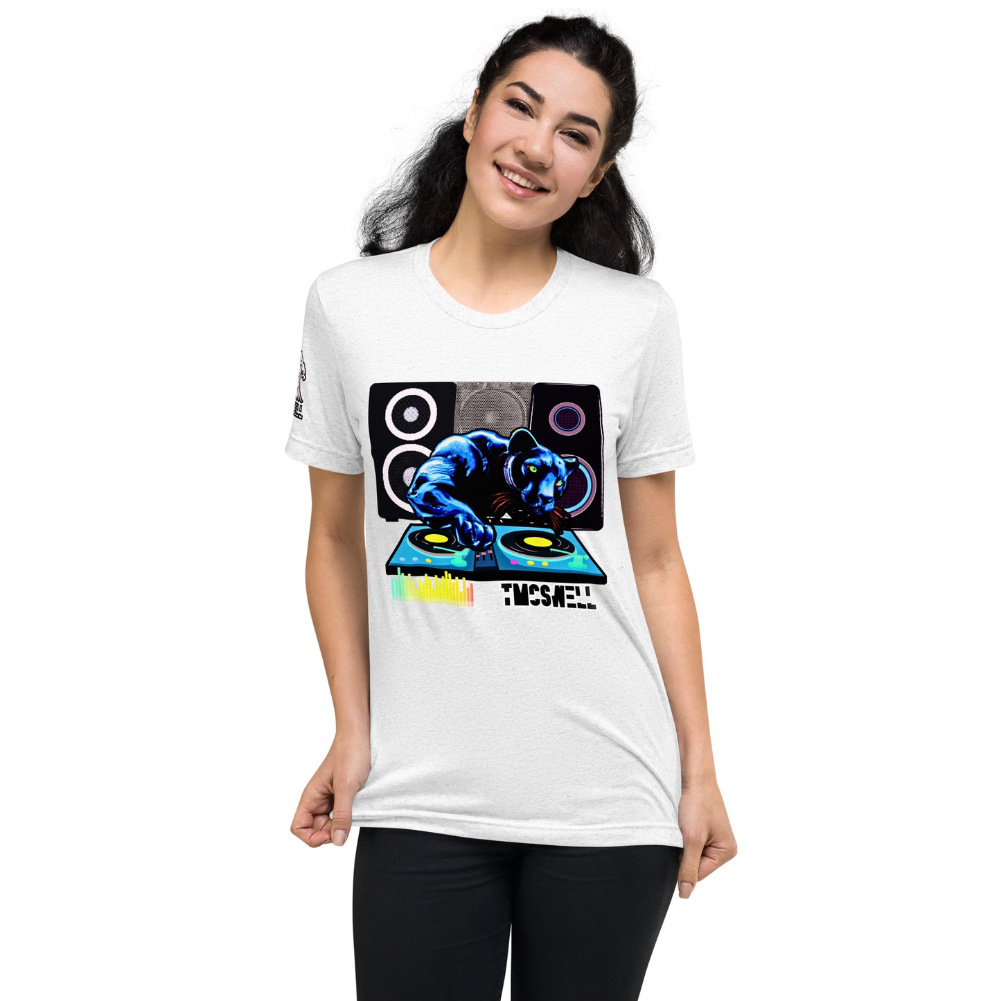 Panther Black DJ Tri-Blend T