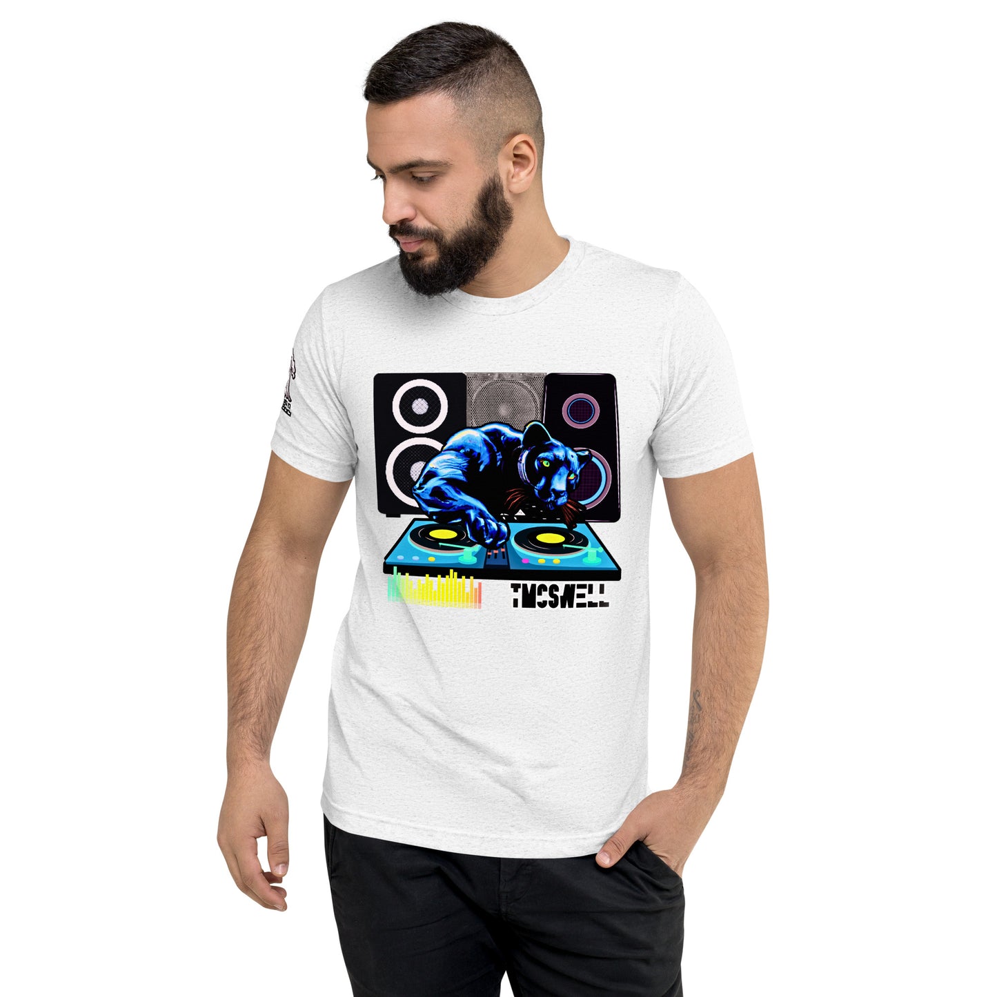 Panther Black DJ Tri-Blend T