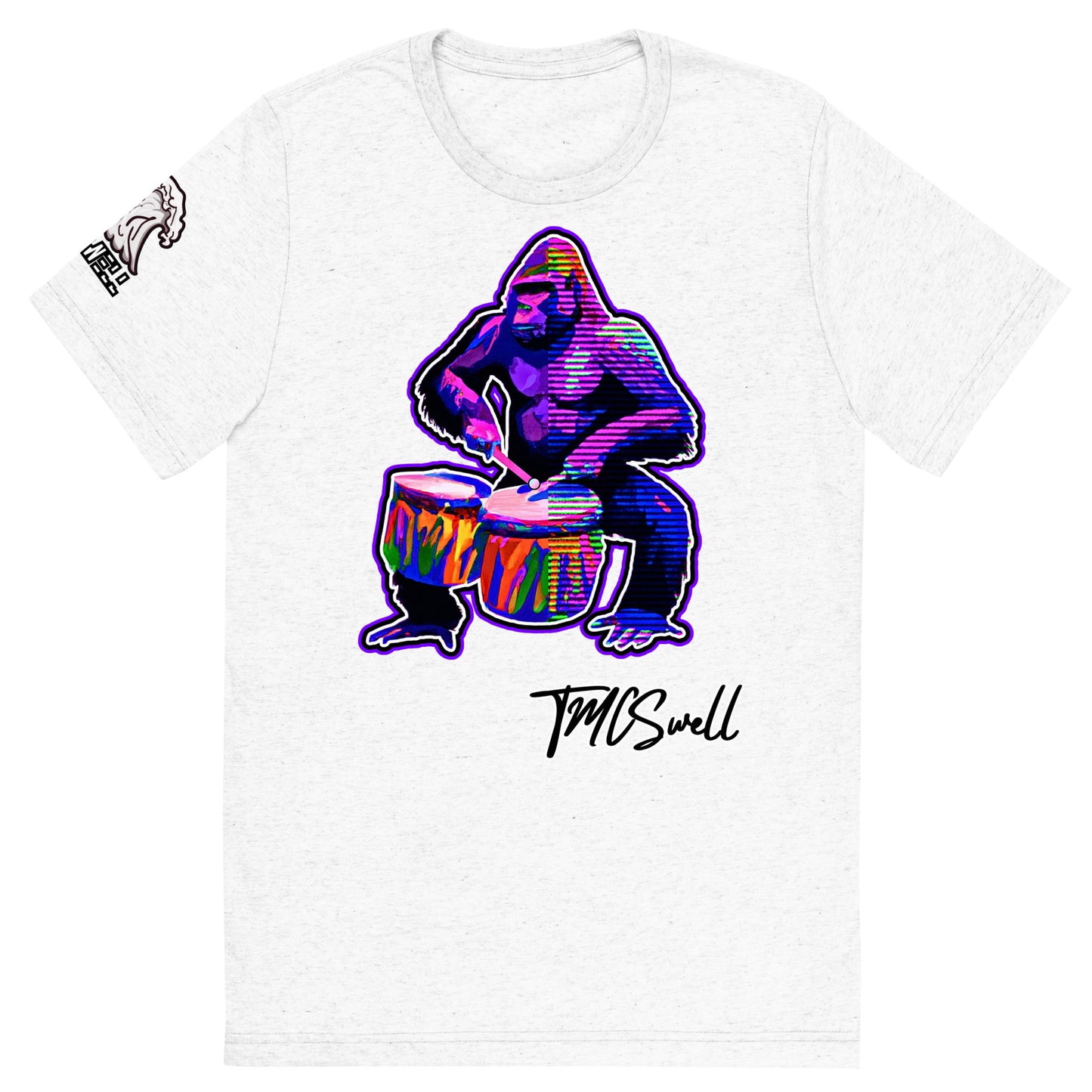 Grape G Drums Tri-Blend T
