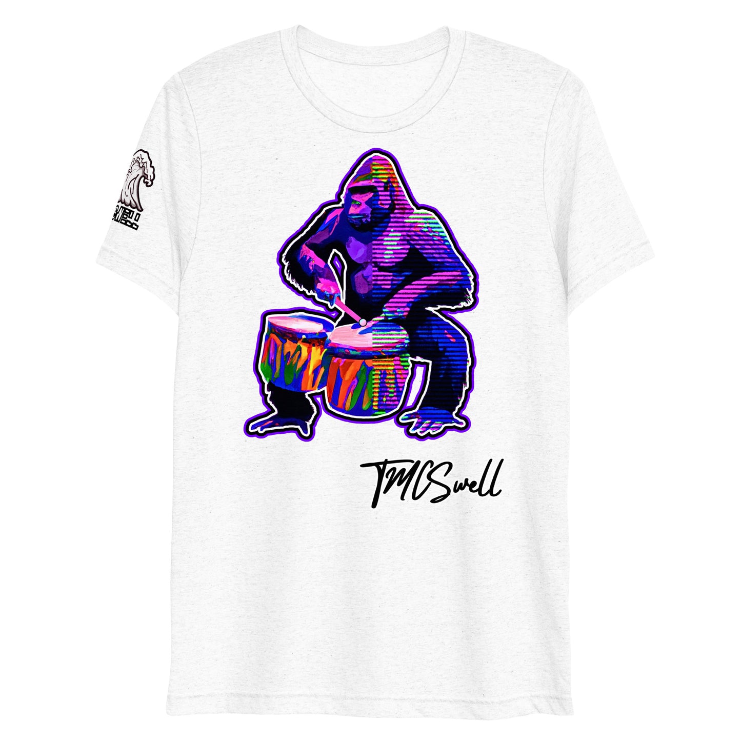 Grape G Drums Tri-Blend T
