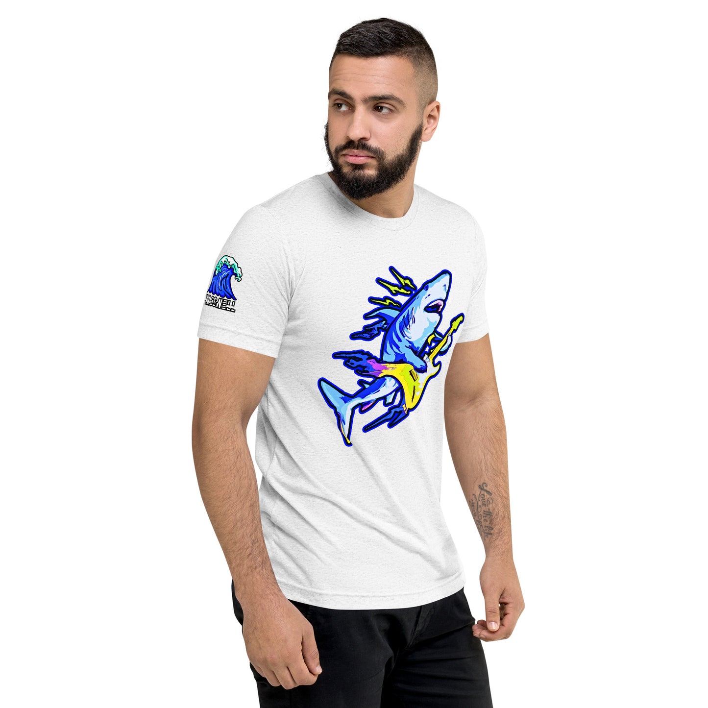 Shark Shock Tri Blend T