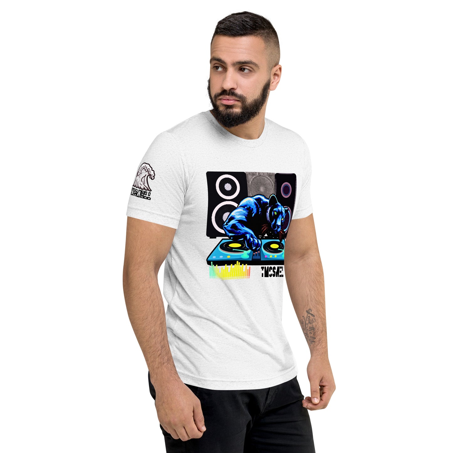 Panther Black DJ Tri-Blend T