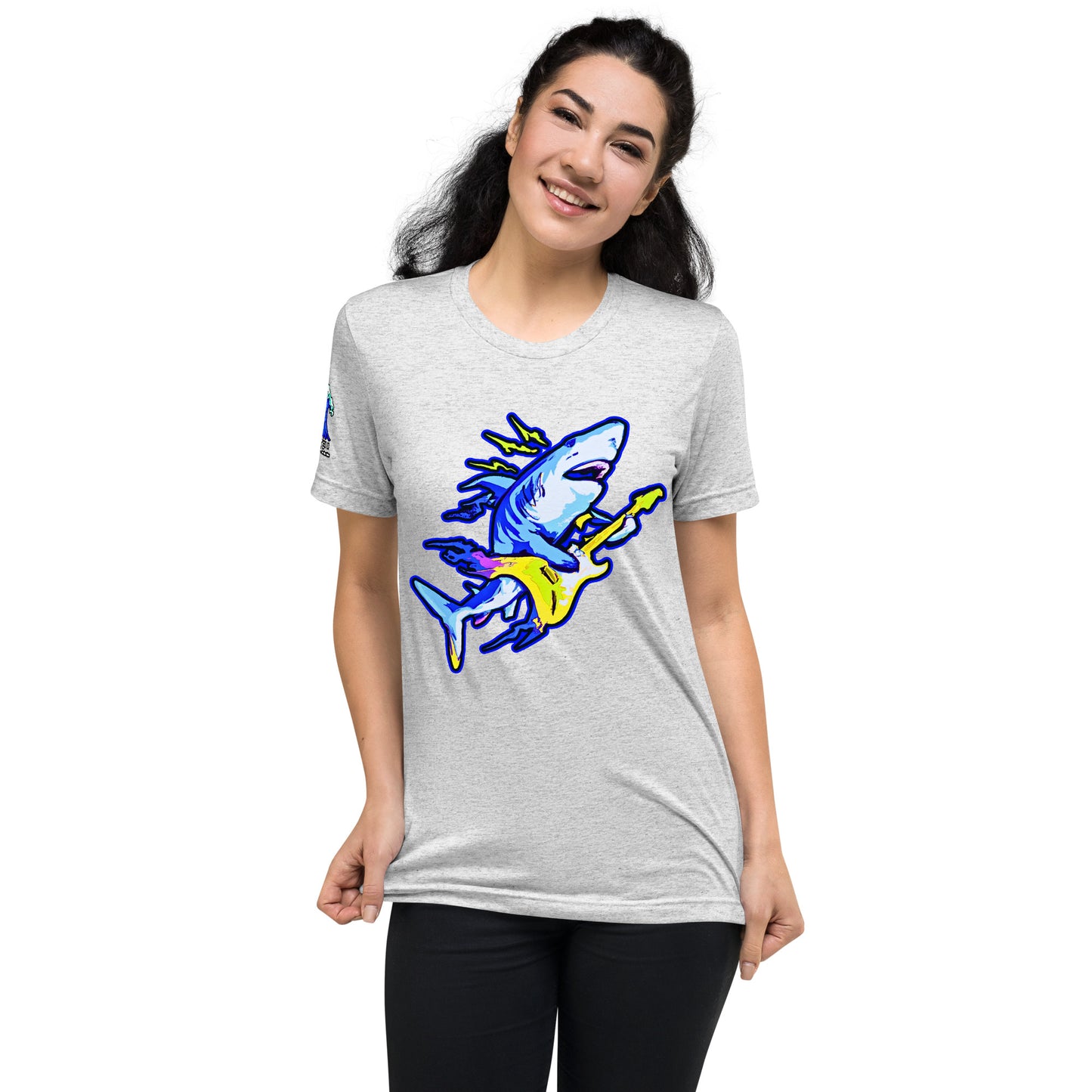 Shark Shock Tri Blend T