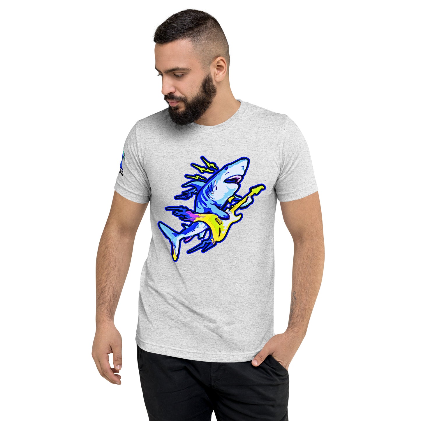 Shark Shock Tri Blend T