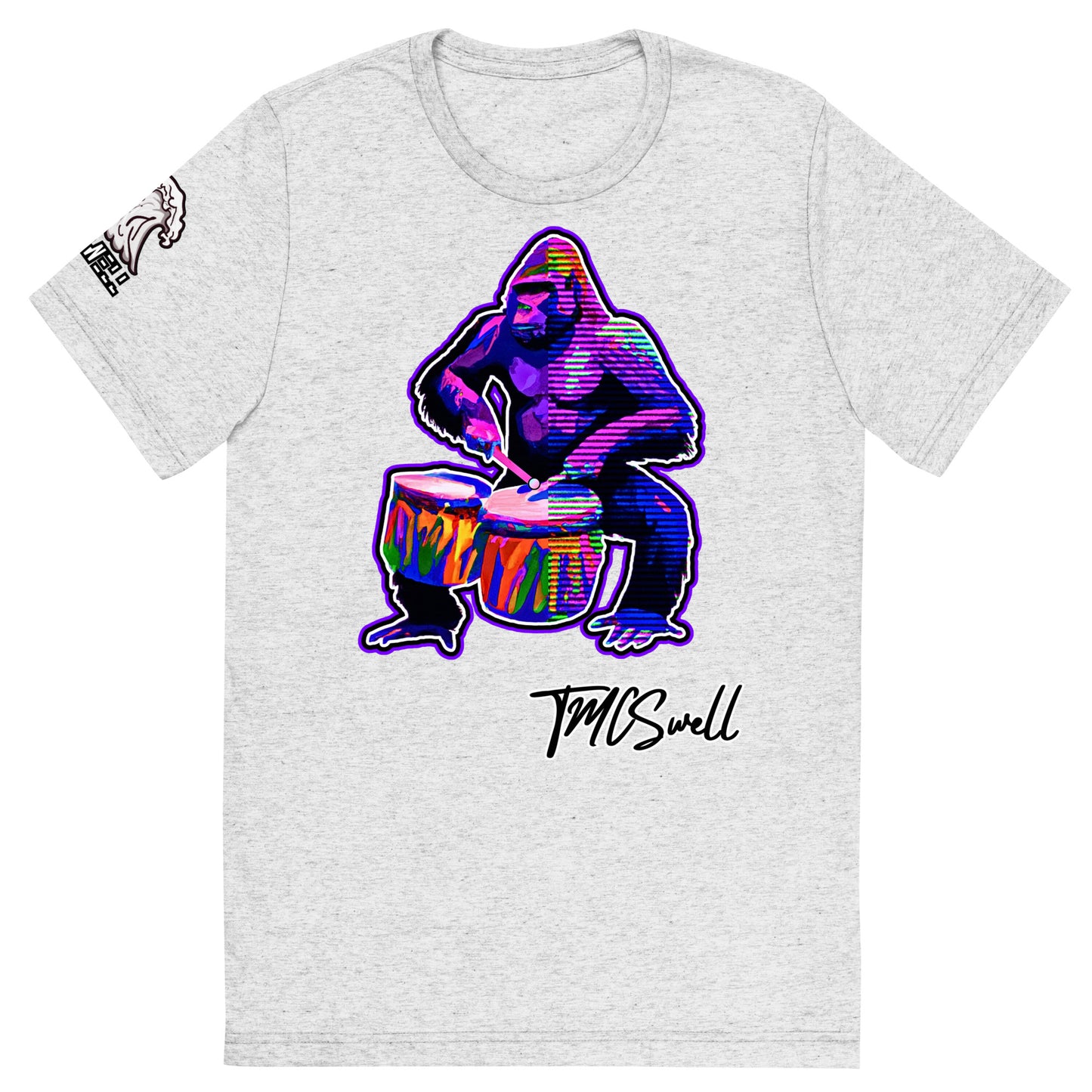 Grape G Drums Tri-Blend T