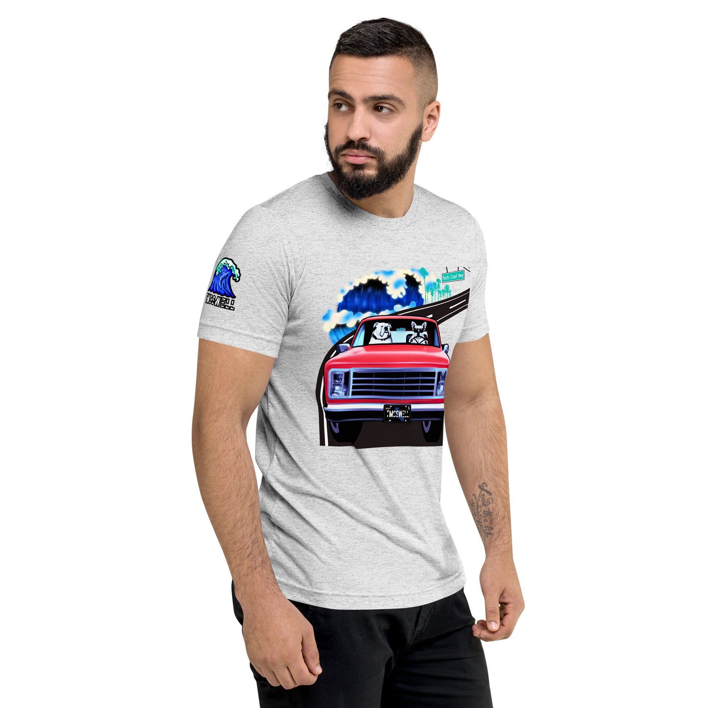 Bigswell Dogs Tri-Blend T
